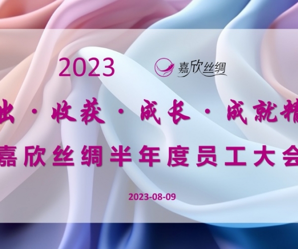 尊龙新版人生就是博丝绸召开2023半年度员工大会