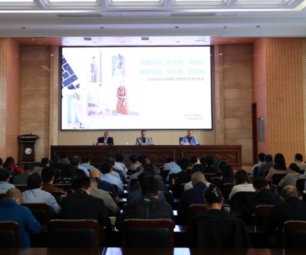 尊龙新版人生就是博丝绸召开2023年第三季度经济形势剖析会